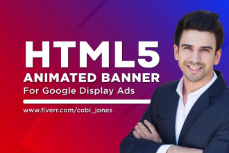 do animated HTML5 banner ads for google adwords or adroll