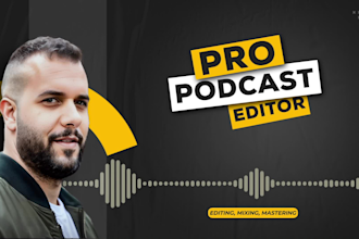 professionally edit, mix, and master your podcast