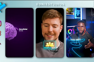 edits your instagram reels, youtube, and tiktok to boost your engagement