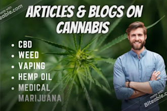 write a 1000 word cannabis and cbd article or blog