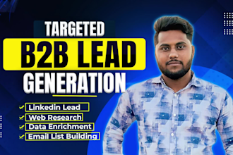 provide b2b lead generation and data enrichment services