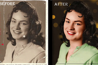 do high end photo retouching, enhancement, face swap, and any photoshop editing