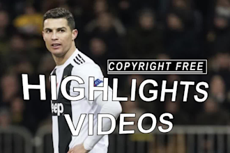 create viral football highlight videos for youtube