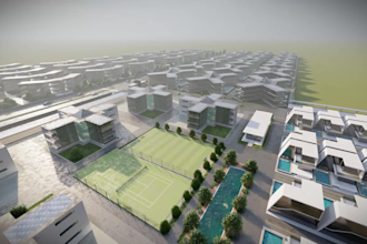 do an architectural masterplan rendering and modeling