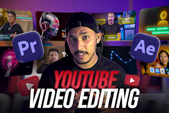 edit your youtube video with motion graphics and captions