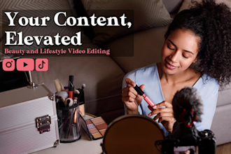 edit beauty grwm and lifestyle videos for influencers