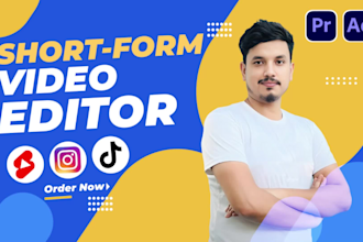 edit short form videos for tiktok, instagram reels, and youtube shorts