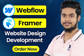 design, develop webflow, figma to webflow, framer website, framer developer