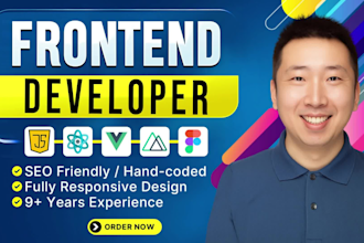 develop a responsive vue 3 web app with modern UI and clean code