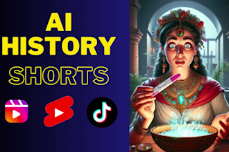 create viral ai history youtube shorts, tiktok, instagram reels