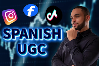 do versatile spanish ugc videos for tiktok, instagram, meta