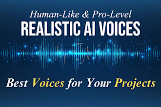 do ai voice over in any language male and female text to speech