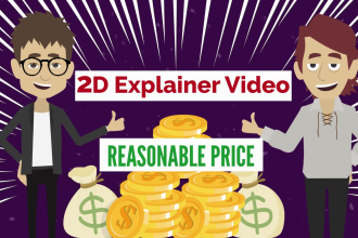 为销售和营销制作自定义2d动画解释器视频