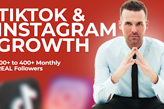 be your instagram and tik tok manager and content creator