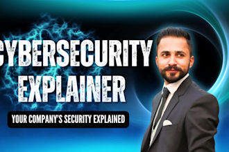 create a 2d animated explainer video for cybersecurity and IT services