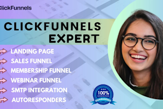 build clickfunnels sales funnel or landing page and be your click funnel expert