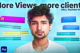 edit engaging talking head youtube, and vsl videos
