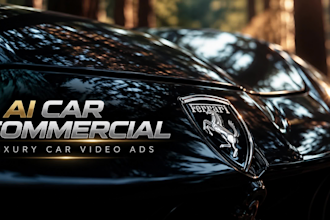 create ai car commercial and car promo ads with luxury storytelling