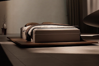 create realistic 3d mattress animation for ecommerce ads that boost sales