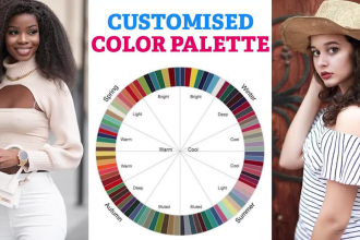 create a custom color palette with seasonal options and be your personal stylist