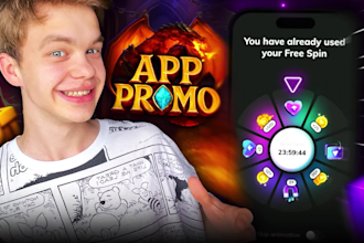 create app promo video for you and app promotion video