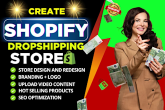 do shopify store design and redesign, one product store, shopify