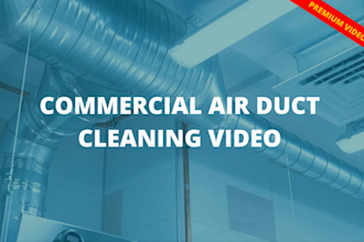 do hvac or air duct cleaning promo video