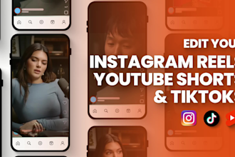 edit instagram reels with captions, subtitles, brolls and effects