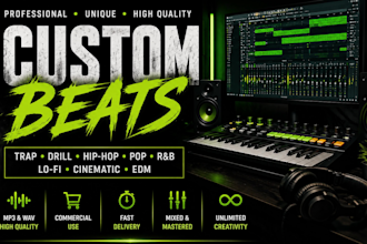 produce a custom beat for your song