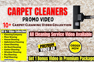 do carpet cleaners video or carpet cleaning video ad promo