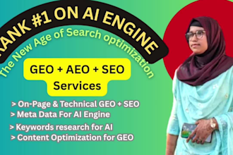 generative engine optimization geo, aeo, seo for google chatgpt rank