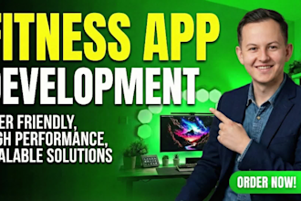 build a custom fitness and workout app with diet plan and subscription