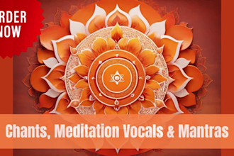 sing mantra, chants, meditation, yoga, relaxing affirmations