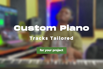 be your piano player, hammond organ, and synth for your track