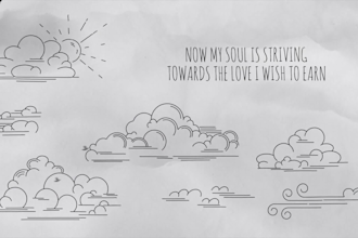 create a unique hand drawn lyric video with custom animation