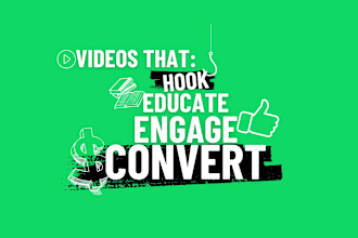 create you a facebook video ads and tiktok and youtube video ads