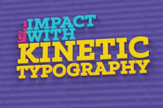 do kinetic typography, motion graphics, modern text animation and animated video