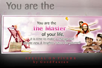 create custom and professional website header design