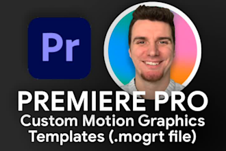 create custom animated premiere pro templates