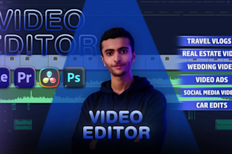 do professional video editing and be your video maker