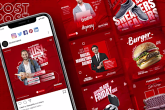 design social media posts ads in 12 hours