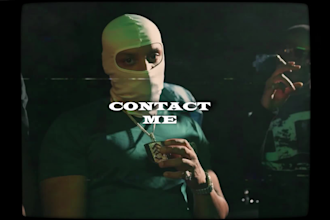 edit a trendy vfx drill rap, hip hop, trap music video
