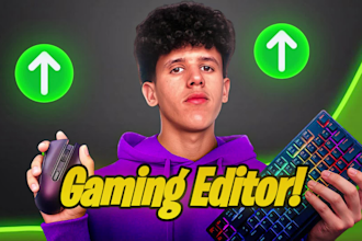edit any youtube reaction or gaming highlights  videos
