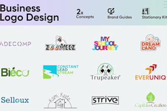 design modern business, amazon store logo