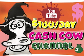 create an automatic youtube cash cow channel for you