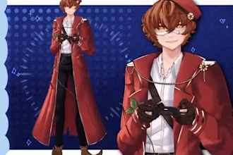 design and rig live2d vtuber model 2d vtuber model vtuber commission 2d anime