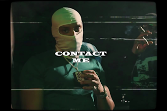 edit a trendy vfx drill rap, hip hop, trap music video
