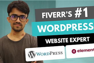 be your web designer and developer on wordpress elementor pro or divi