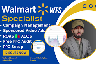 setup walmart store optimize PPC campaigns manage wfs ads advertising audit