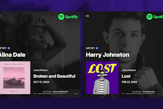 do spotify album promo video